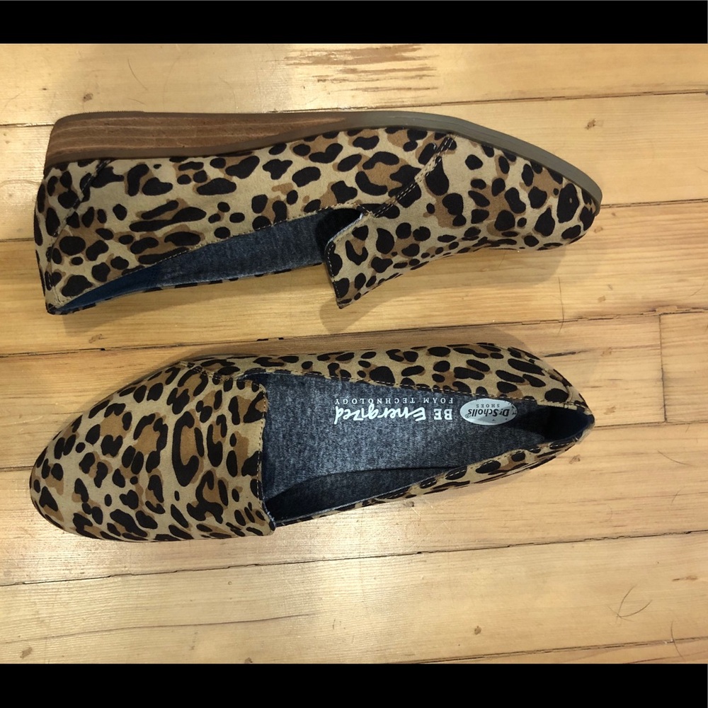 Dr Scholl’s leopard loafer